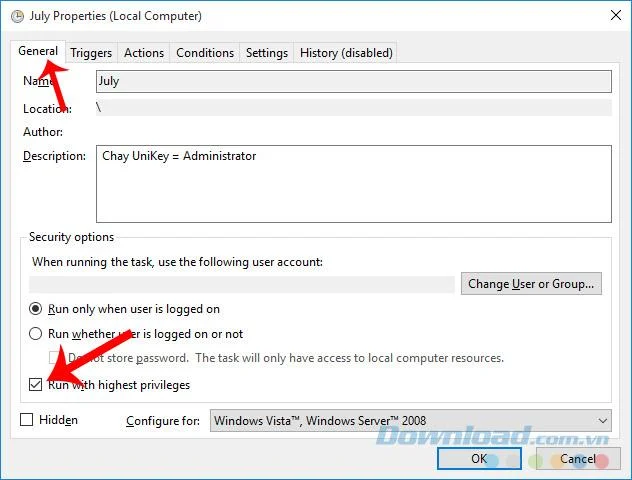 UniKey را تنظیم کنید تا همیشه با امتیازات Admin اجرا شود