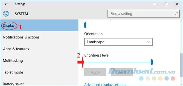 How to adjust the screen brightness on Windows 10