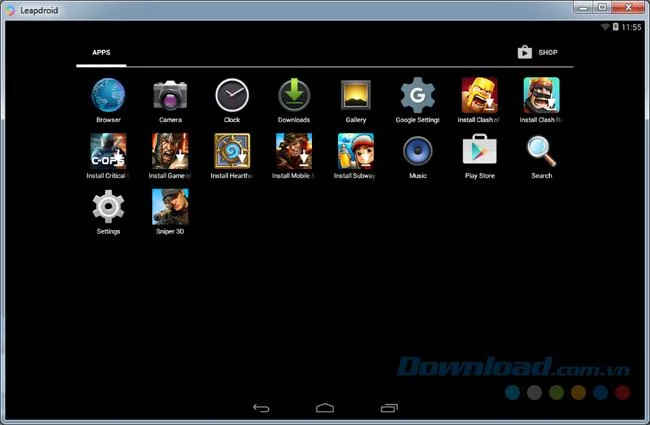 نحوه نصب و استفاده از شبیه ساز LeapDroid