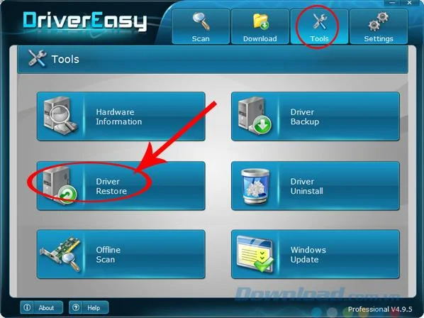 نحوه تهیه نسخه پشتیبان و بازیابی درایورها با DriverEasy