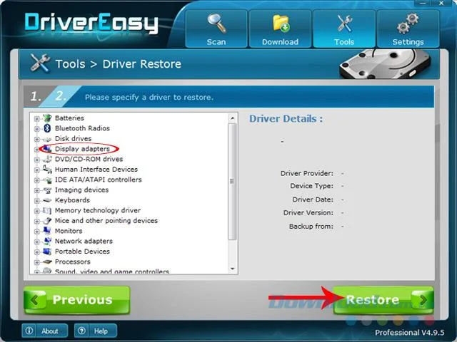 نحوه تهیه نسخه پشتیبان و بازیابی درایورها با DriverEasy