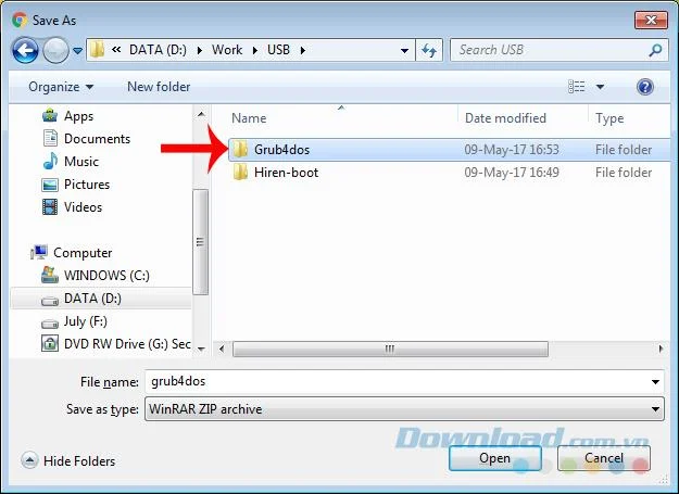 USB Boot را با Grub4Dos بسازید تا ویندوز را روی رایانه خود نصب کنید