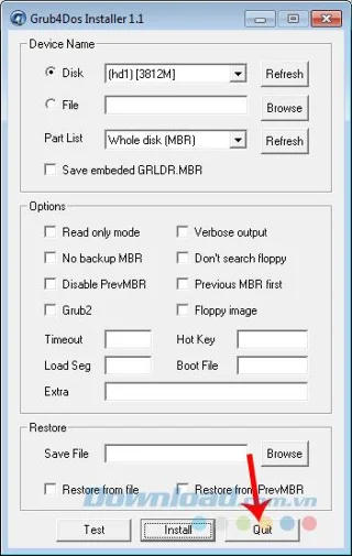 USB Boot را با Grub4Dos بسازید تا ویندوز را روی رایانه خود نصب کنید