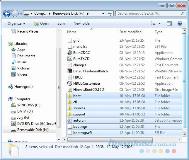 USB Boot را با Grub4Dos بسازید تا ویندوز را روی رایانه خود نصب کنید