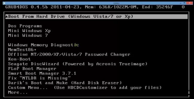 USB Boot را با Grub4Dos بسازید تا ویندوز را روی رایانه خود نصب کنید