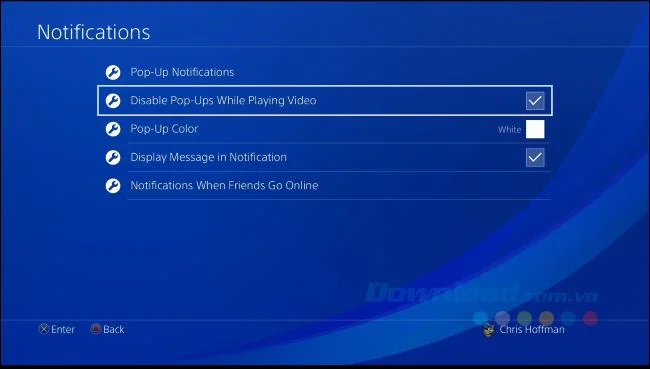 دستورالعمل غیرفعال کردن اعلانهای پاپ آپ در PlayStation 4