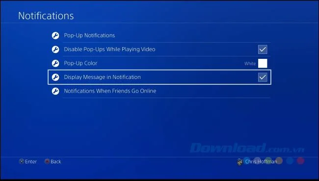 دستورالعمل غیرفعال کردن اعلانهای پاپ آپ در PlayStation 4