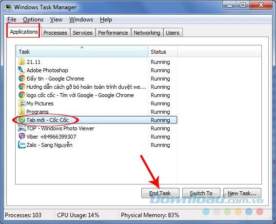 How to fix errors when uninstalling Coc Coc