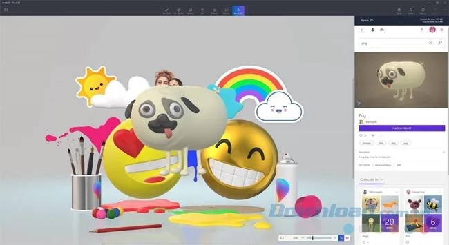 5 نکته برای شروع با ایجاد Paint 3D در ویندوز 10