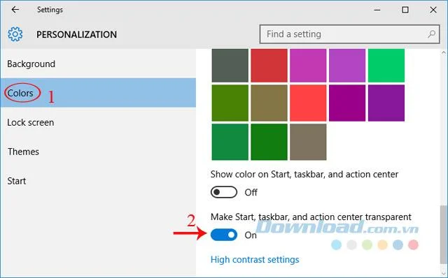 How to customize the transparent Start Menu on Windows 10