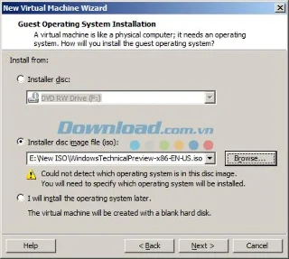 دستورالعمل نصب ویندوز 10 در دستگاه مجازی VMWare