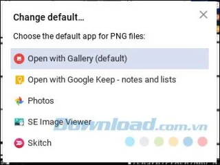 دستورالعمل تغییر برنامه های پیش فرض در Chromebooks