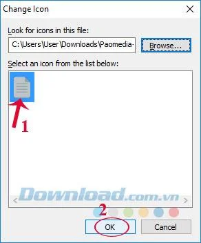 How to change the file icon on a computer