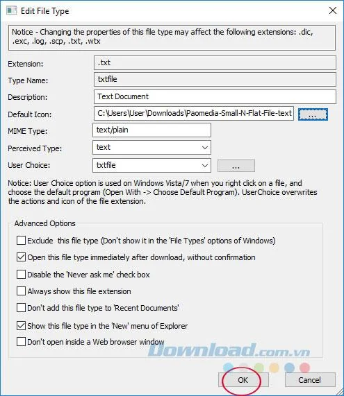 How to change the file icon on a computer