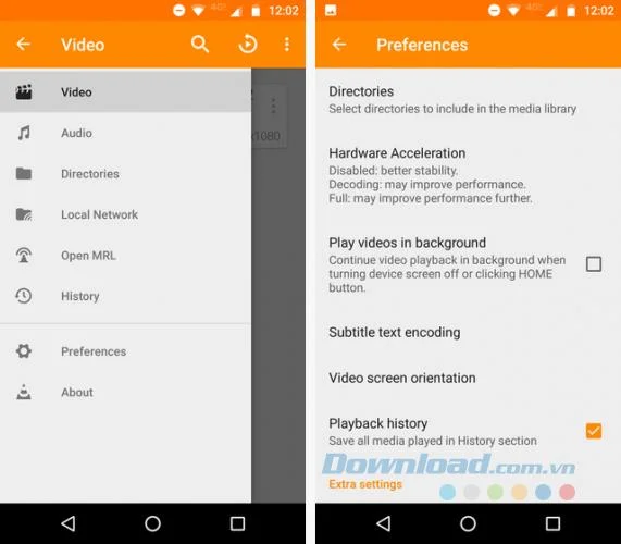 نحوه اشتراک گذاری پرونده های رسانه ای از رایانه به یک دستگاه Android با VLC