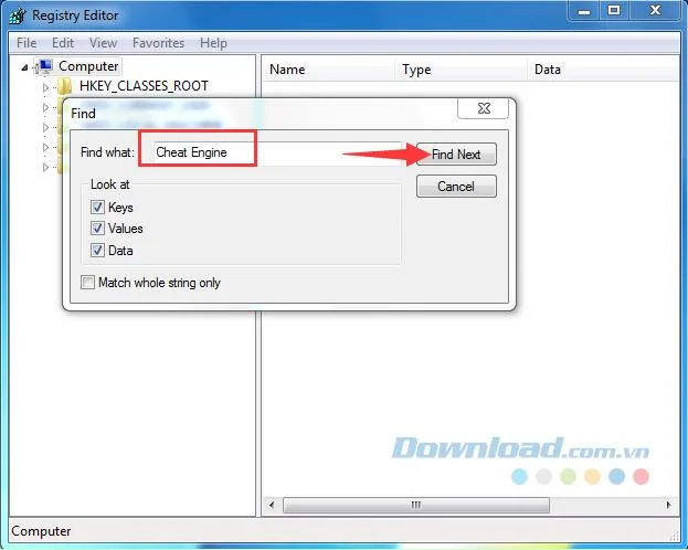 دستورالعمل برای حذف موتور Cheat Engine