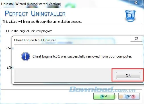 دستورالعمل برای حذف موتور Cheat Engine