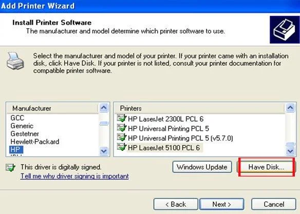 How to install Canon LBP 1210 printer on the computer