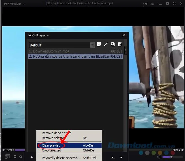 نحوه حذف تاریخ مشاهده شده در KMPlayer