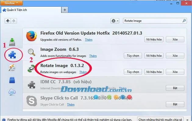 دستورالعمل نصب برنامه های افزودنی در Firefox