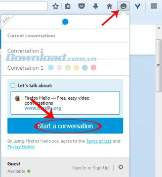 نحوه چت و تماس ویدیویی در Firefox