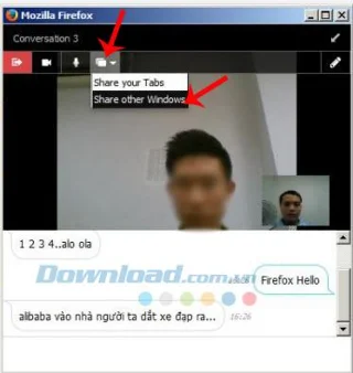 نحوه چت و تماس ویدیویی در Firefox