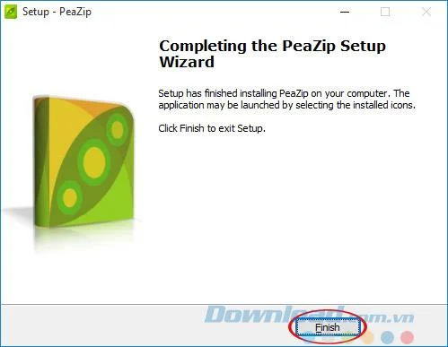 Install and use PeaZip to compress and decompress files