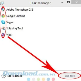 How to turn off the application running in the background of Windows 8 / 8.1