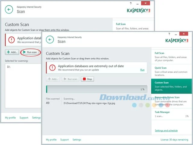Instrucciones para descargar e instalar Kaspersky Internet Security