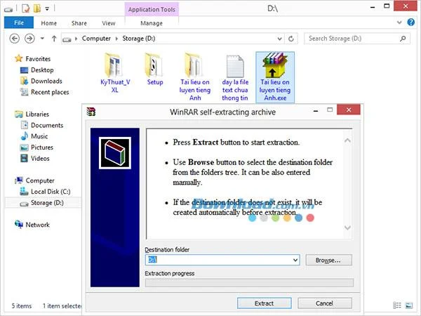 How to create a self-extracting file (* .exe) and set a password for the archive with WinRAR