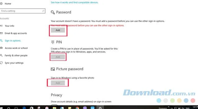 Hoe een wachtwoord in te stellen en het wachtwoord van een Windows 10-computer te wijzigen