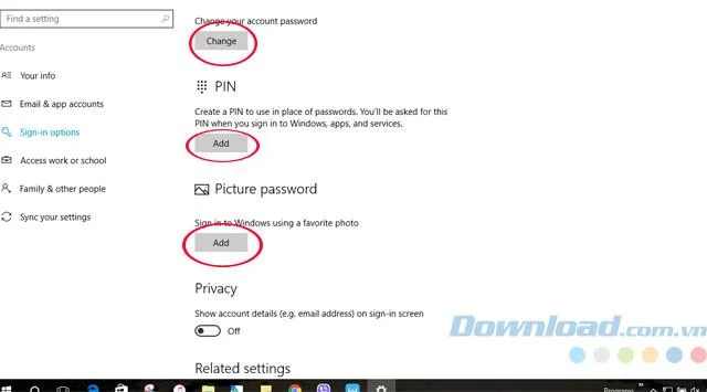 Hoe een wachtwoord in te stellen en het wachtwoord van een Windows 10-computer te wijzigen