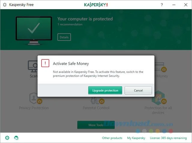 Instructies voor het installeren en ervaren van Kaspersky Free