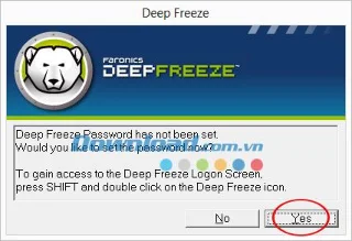 Installeer en gebruik Deep Freeze om de harde schijf te bevriezen
