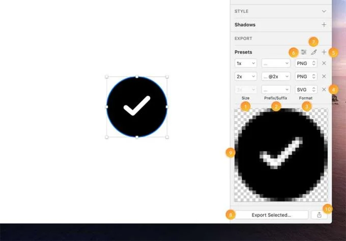 Instrucciones para importar y exportar archivos en Sketch
