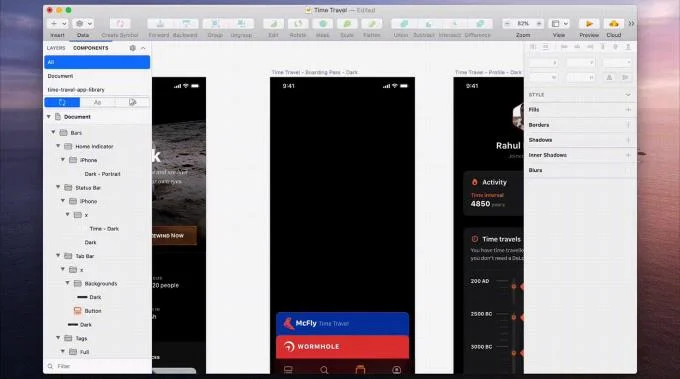 Bibliotheek gebruiken in Sketch is eenvoudig