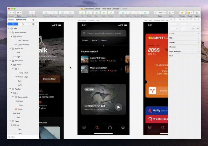 Bibliotheek gebruiken in Sketch is eenvoudig