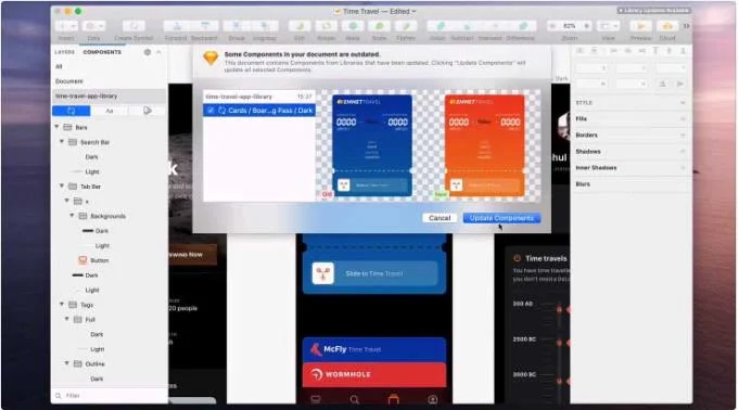 Bibliotheek gebruiken in Sketch is eenvoudig
