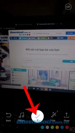 Telefonda B612 ile müzik videoları kaydetme talimatları