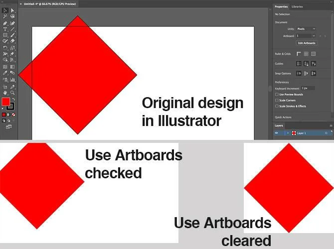 Adobe Illustrator dosyalarını AI dışındaki formatlarda kaydetme