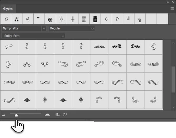 Glyph prachtig gebruiken in Adobe Photoshop CC