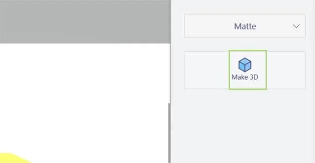 Instructions for using images as textures in Paint 3D