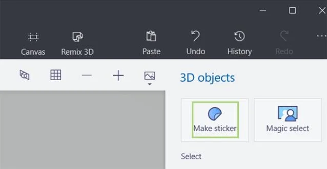 Instructions for using images as textures in Paint 3D