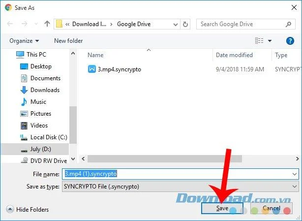 How to download files on Google Drive without compression