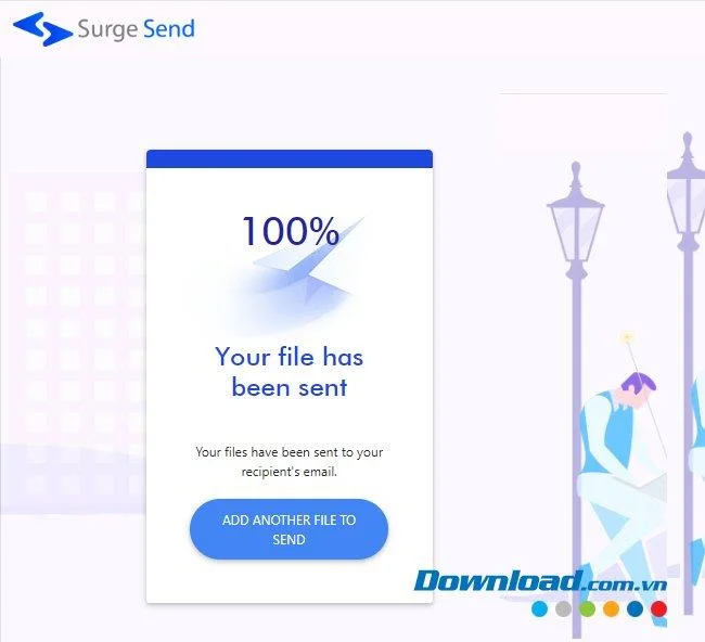 نحوه استفاده از Surge Send برای به اشتراک گذاری پرونده ها تا 100 گیگابایت