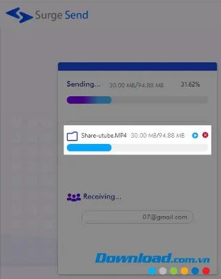 نحوه استفاده از Surge Send برای به اشتراک گذاری پرونده ها تا 100 گیگابایت