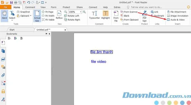 دستورالعمل درج صوت در فایلهای PDF با Foxit Reader