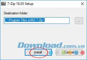 نحوه نصب و استفاده از نرم افزار 7-Zip