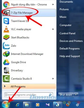 نحوه نصب و استفاده از نرم افزار 7-Zip