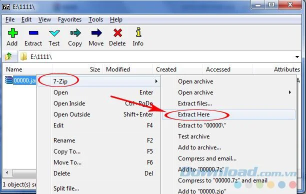 نحوه نصب و استفاده از نرم افزار 7-Zip
